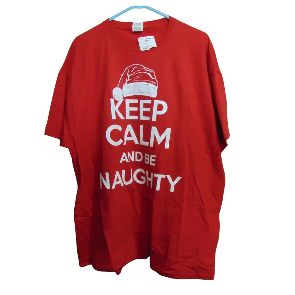 Christmas Naughty Red T-Shirt
